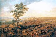 unknow artist Battle of Almenar 1710, War of the Spanish Succession oil painting on canvas